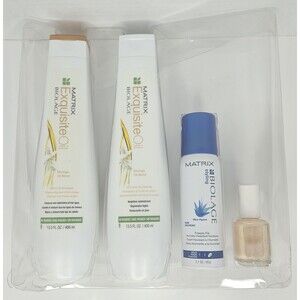 Matrix Biolage Exquisite Oil Shampoo & Conditioner 13.5 oz Gift Pack Set Of 4